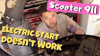 Scooter 911: Electric Start Doesn't Work (troubleshooting your starter, starter relay, and circuit)