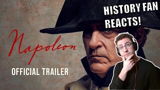 NAPOLEON - History Fan Official Trailer Reaction!