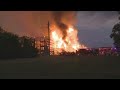 Firefighters respond to massive fire at apartment construction site in Katy area