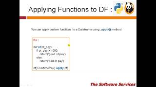 26 Applying Custom Functions to a DataFrame