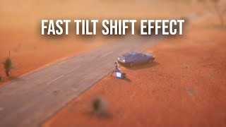 UE4 - Tilt Shift Camera Tutorial - No post process