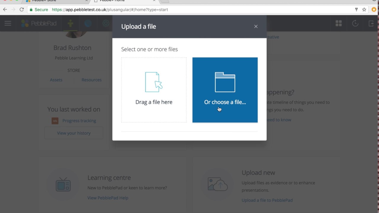 Uploading A Website To Pebblepad Youtube