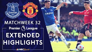 Everton v. Manchester United | PREMIER LEAGUE HIGHLIGHTS | 4/9/2022 | NBC Sports