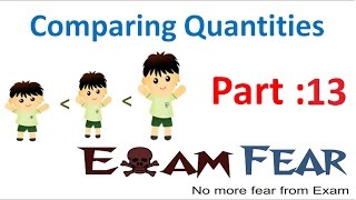 Maths Comparing Quantities part 13 (Increase Decrease Percentage) CBSE Class 7 Mathematics VII