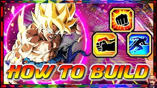 HOW TO BUILD! EZA LR INT Super Saiyan Goku Namek Hidden Potential DBZ: Dokkan Battle