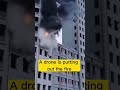 A drone is putting out the fire | Latest technology | Next level innovations | Smart appliances |