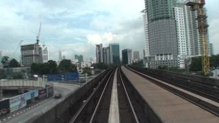 Kuala Lumpur, Malaysia - RapidKL LRT - Bangsar Station to Dang Wangi Station HD (2012)