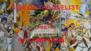 遊戯王【RISE OF THE DUELIST ライズオブザデュエリスト 】ゆっくり開封記録