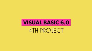 Visual Basic 6.0|| 4th project|| Cut, Copy, Paste