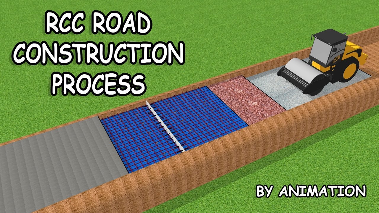 Rcc Road Construction Process Step By Step Youtube