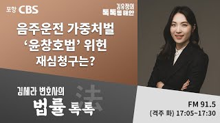 [법률톡톡] 음주운전 가중처벌 ‘윤창호법’ 위헌.. 재심청구는?