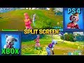 HOW TO SPLIT SCREEN IN FORTNITE TUTORIAL! (PS4 & XBOX ONE) *EASY METHOD*