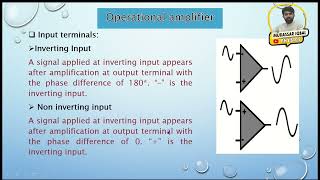 Operational Amplifier - OP-AMP as inverting amplifier CH-18 PHYSICS 12TH