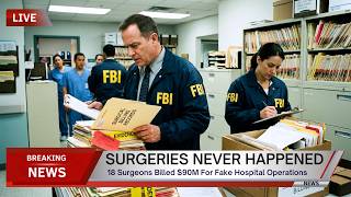 FBI Uncovers Hospital Horror — Fake Surgeries Billed for $90M, 18 Surgeons Indicted