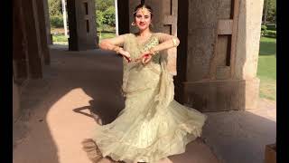 Semi Classical Kathak dance fusion | Indian Dance Performance by Komal Malhotra