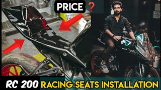 rc200 RACING SEATS installation \u0026 PRICE ❓🔥 Rohith Donald Vlogs.