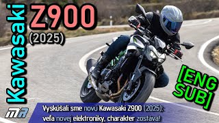 Vyskúšali sme novú Kawasaki Z900 (2025) - 4K + ENG SUB - charakter jej zostal! - motoride.sk