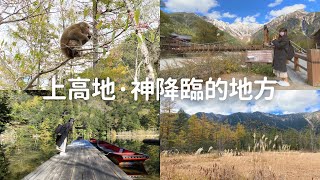 【日本旅遊 】上高地｜神曾經來過的上高地｜猴子、溪流、自然景觀豐富｜東京、名古屋、關東自由行必去、景點推薦｜vlog