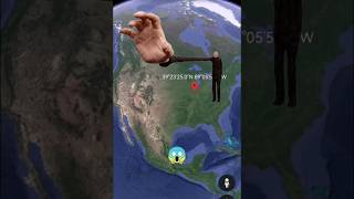 Huge Hand😱🖐️on Google Earth #shorts #googlemaps #googleearth #armkien