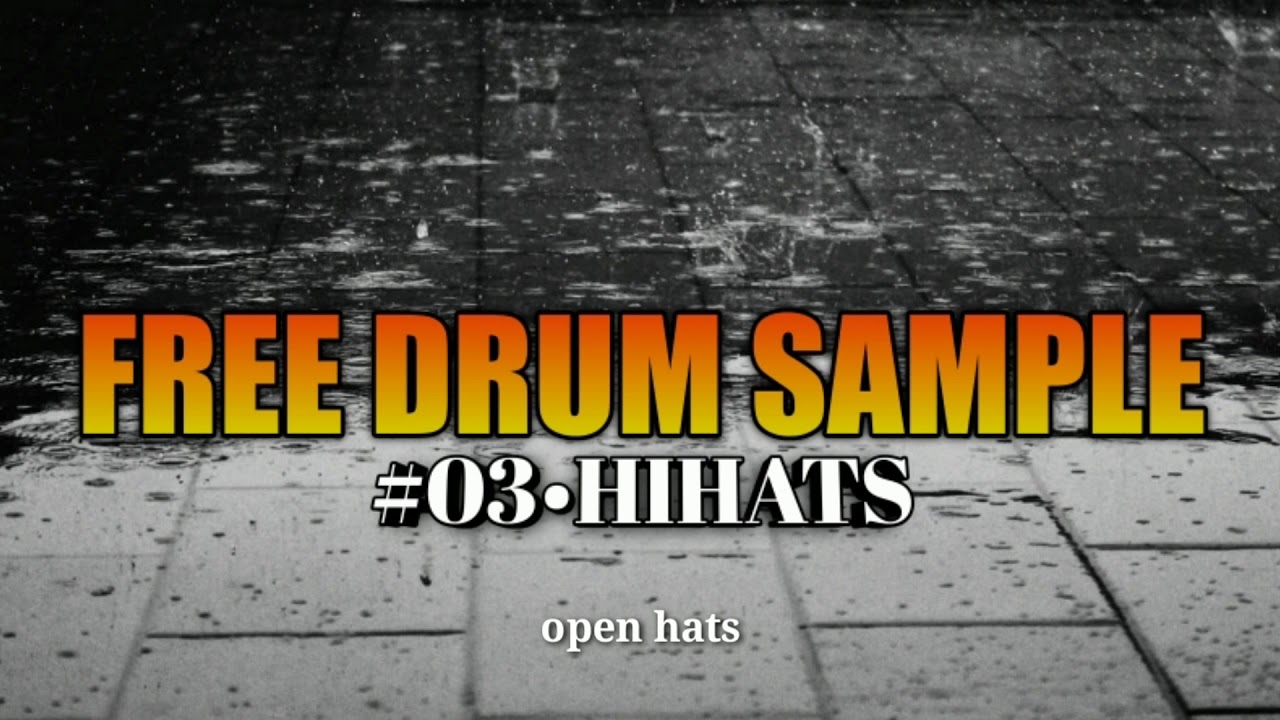 FREE DRUM SAMPLE #03•HIHATS - YouTube