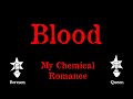 My Chemical Romance - Blood - karaoke