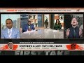 Stephen A. gets emotional defending his A-List 😔 | First Take