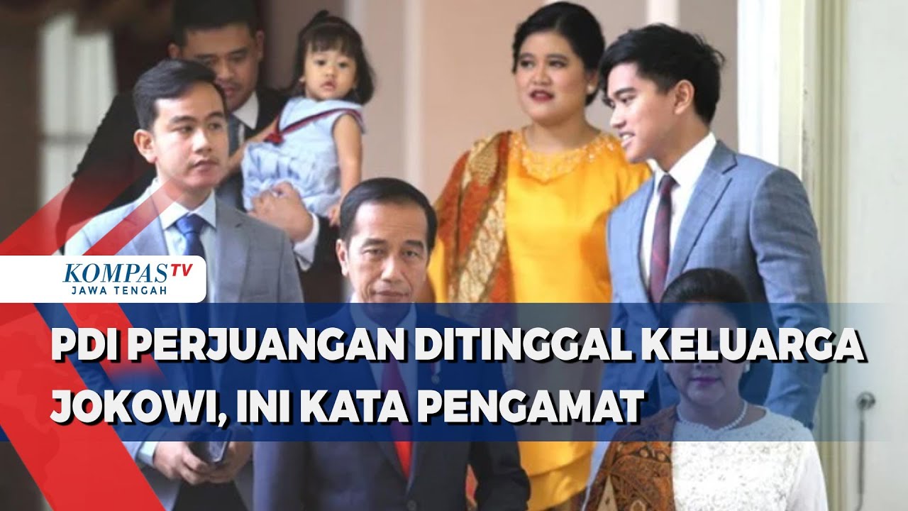 PDI Perjuangan Ditinggal Keluarga Jokowi, Ini Kata Pengamat - YouTube