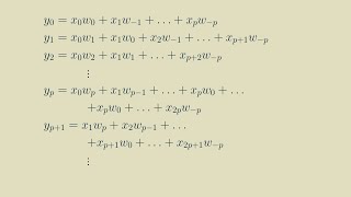 1D convolution for neural networks, part 3: Sliding dot product equations longhand
