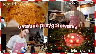 VLOGMAS 24🎄 OSTATNI VLOGMAS🥺 sernik baskijski, dekorowanie domu…