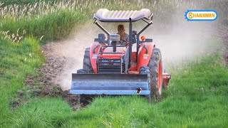 ที่นาปราบเซียนแบบนี่อย่าเสี่ยง!! รถไถ KUBOTA M7040 สายไถมาแล้ว!! รุ่นใหญ่ไถนา ep.18