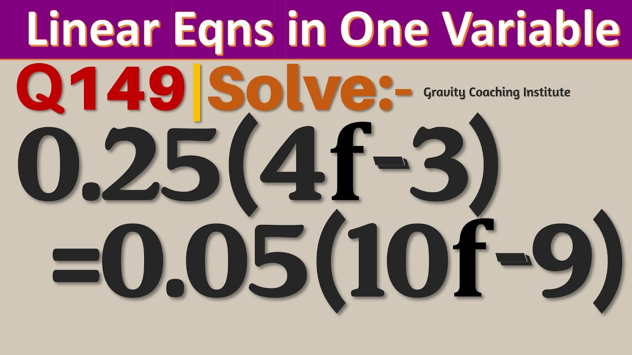 Q149 Solve 0 25 4f 3 0 05 10f 9 0 25 4f 3 0 05 10f 9 Q149 Solve 0 25 4f 3 0 05 10f 9 0 25 4f 3 0 05 10f 9