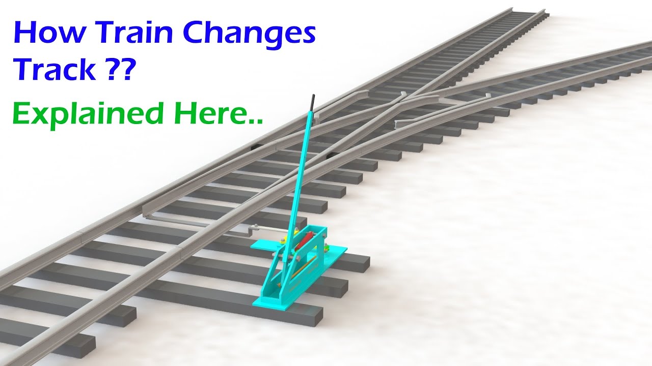 How Train Changes Switches Track At Crossing Indian Railways Youtube How Train Changes Switches Track At Crossing Indian Railways Youtube
