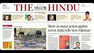 The Hindu Newspaper II 10th march 2k19