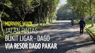 Jalan Pintas dari Bukit Ligar ke Dago, Melalui Perumahan Mewah Resor Dago Pakar, Bandung Utara