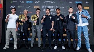 บอสใหญ่ชาตรี นำทัพนักกีฬาแถลงข่าว ONE 170 ตะวันฉาย VS ซุปเปอร์บอน จากสังเวียนสู่ภาพยนตร์ฮอลลีวูด