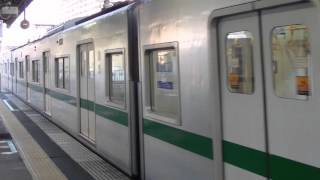 151101　東京メトロ6000系　我孫子駅　到着