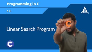 Linear Search Program | Programming in C | EST102 | KTU | Malayalam