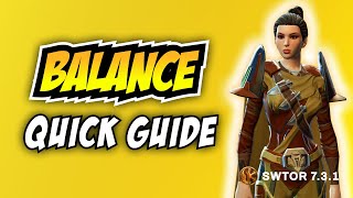 Balance Sage Quick PVP Guide - STILL WORKS FOR PATCH 7.5