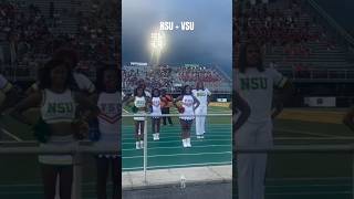 “HBCU Cheer Unity” Norfolk State + Virginia State 🧡💙💚💛 9.7.24