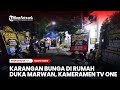 Karangan Bunga di Rumah Duka Marwan, Kameramen TvOne Korban Laka Maut di Tol Pemalang