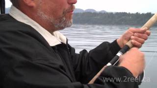 Fishing for Coho and Springs in Sooke, BC with underwater video.