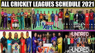 All Upcoming Cricket Leagues in 2021 | All Upcoming Cricket Leagues Schedule 2021 | IPL, PSL, T10, |