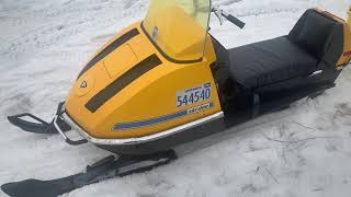 1972 skidoo Olympic 399 twin and 1972 skiboose