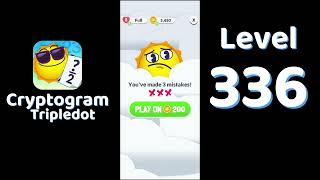Cryptogram Tripledot Level 336 Answer | SolutionGuruji