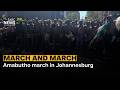 Amabutho march in Johannesburg