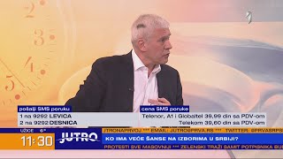 JUTRO - Boris Tadić i Boško Obradović gosti Jutra | PRVA