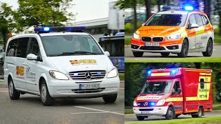 [Hornwechsel] - Kriseninterventionsteam ASB + Rettungsdienst BF München auf Einsatzfahrt