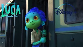 Disney's Luca: (Luca ending train scene)