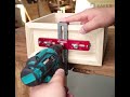 Saker Cabinet Hardware Doweling Jig,Adjustable Cabinet Template Tool for Knobs,Handles and Pulls