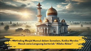 Merinding Masjid Muncul dalam Semalam, Ketika Mereka Masuk sana Langsung berteriak “Allahu Akbar”